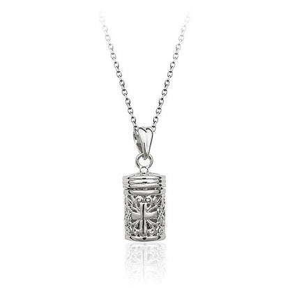 Vintage love perfume bottle pendant