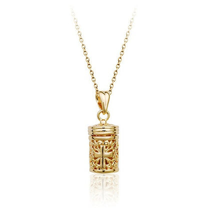 Vintage love perfume bottle pendant